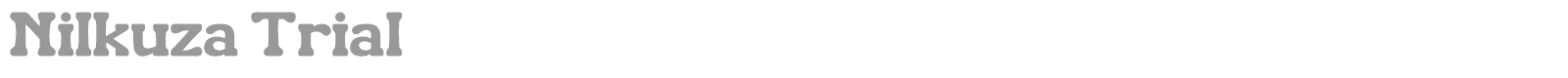 Nilkuza font preview